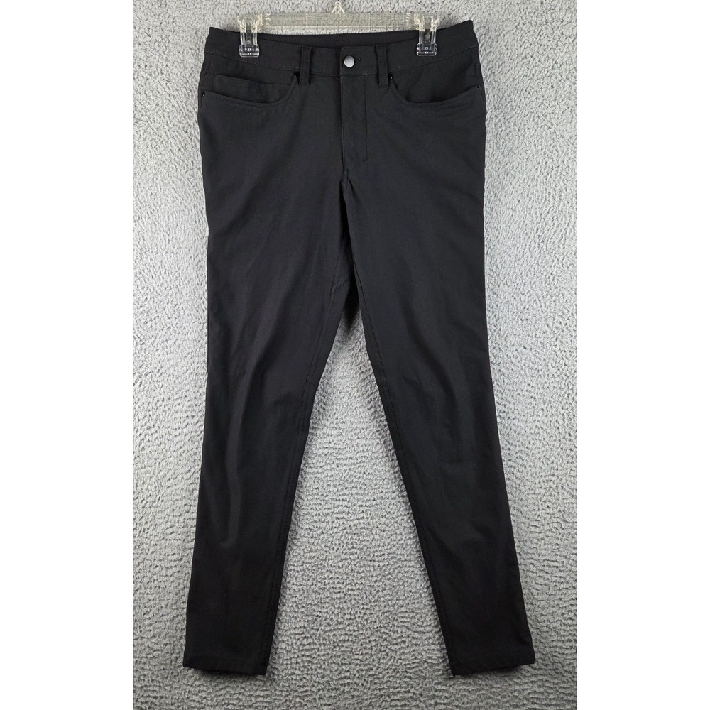 Lululemon ABC Pants Mens 30 (31x30) Black Skinny Stretch Warpstreme LM5950S